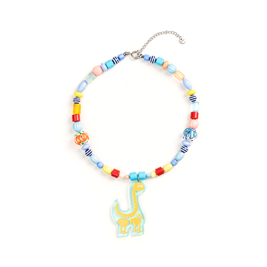 Love & Youth x Jaggy Club RAWR IT OUT! Beaded Necklace