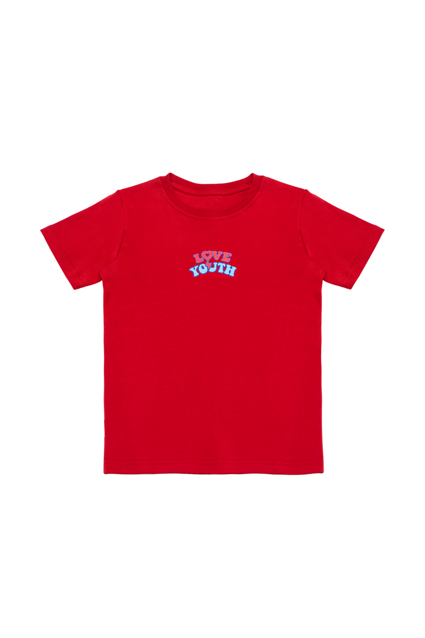 Love & Youth- Red Kids T-shirt