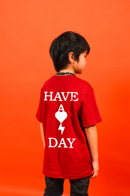 Love & Youth NICE DAY- Red Kids T-Shirt