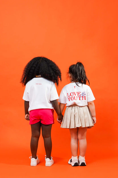 Love & Youth NICE DAY- White Kids T-Shirt